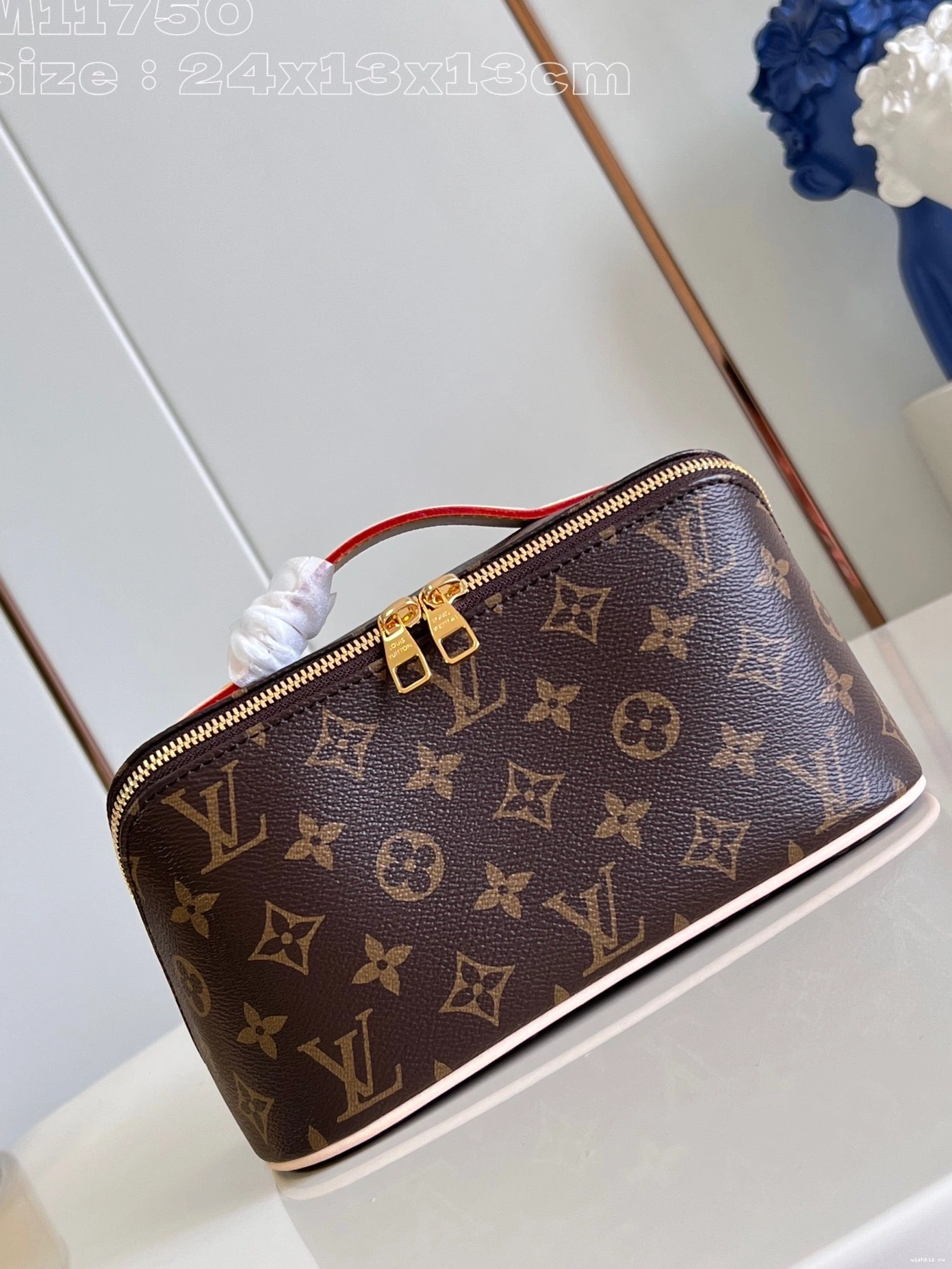WIS LOUIS TOILETRY BAG-24*13*13CM VUITTON 0806